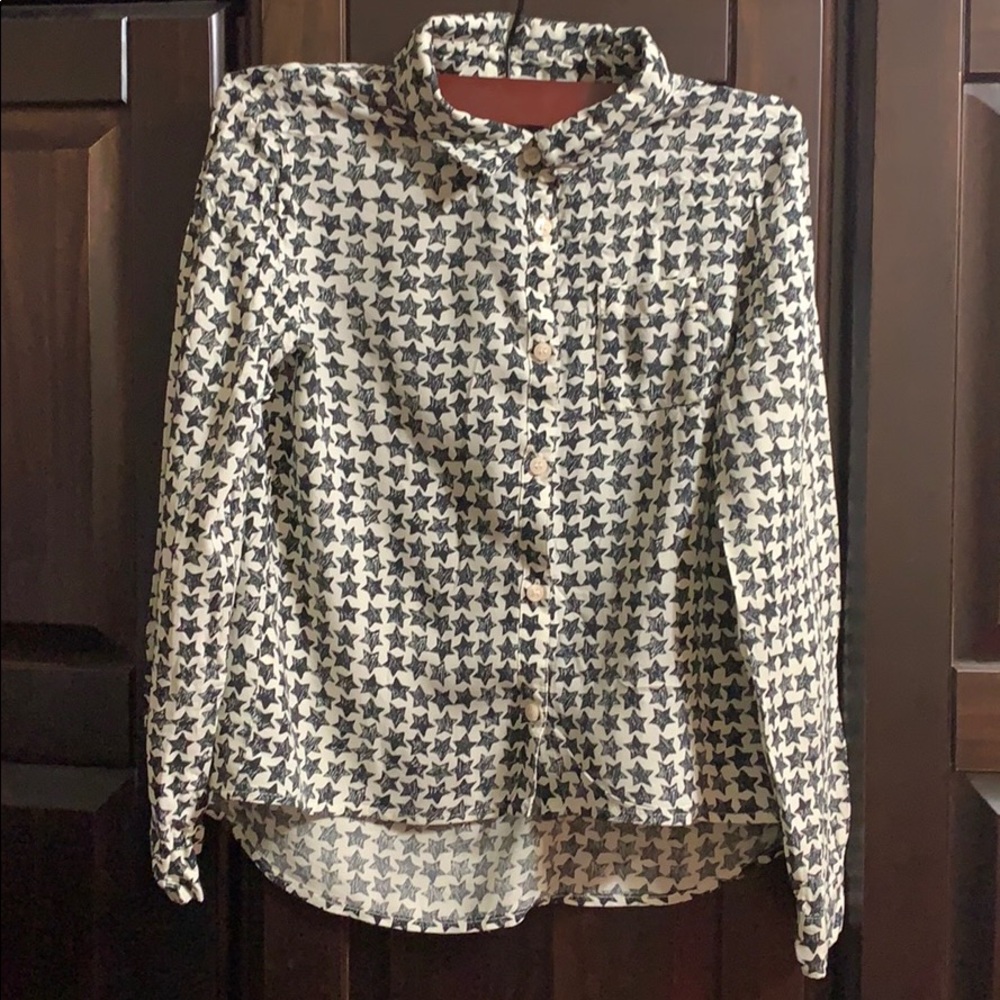 Girls Button Down